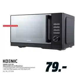 MediaMarkt Koenic kmwg 2322 db mikrowelle mit grillfunktion Angebot