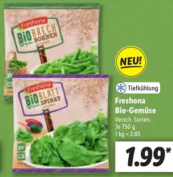 Lidl Freshona Bio Gemüse 750g Angebot