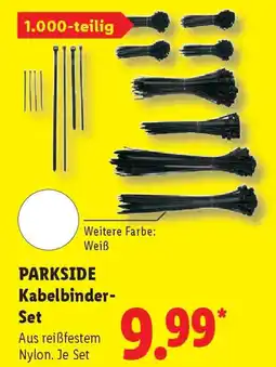 Lidl PARKSIDE Kabelbinder-Set Angebot