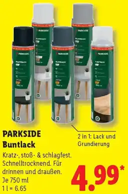 Lidl PARKSIDE Buntlack Angebot