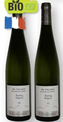 Scheck-in-Center 3 Collines Bio Vin d’Alsace Les Trois Riesling Berggasse Angebot