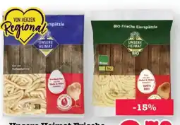 Scheck-in-Center Unsere Heimat Echt & Gut Frische Eierspätzle Angebot