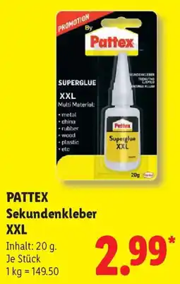 Lidl PATTEX Sekundenkleber XXL Angebot