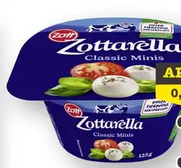 Scheck-in-Center Zott Zottarella Minis Classic Angebot