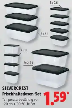 Lidl SILVERCREST Frischhaltedosen-Set Angebot