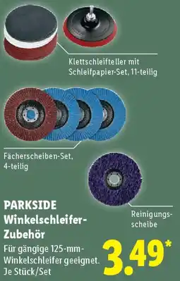 Lidl PARKSIDE Winkelschleifer Zubehör Angebot