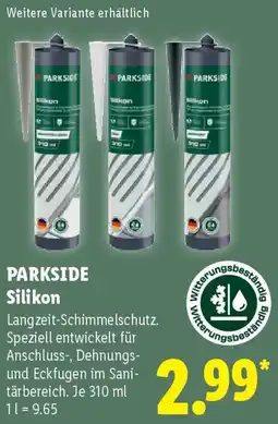 Lidl PARKSIDE Silikon Angebot