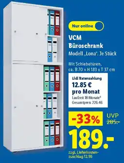 Lidl VCM Büroschrank Angebot
