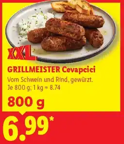 Lidl GRILLMEISTER Cevapcici Angebot