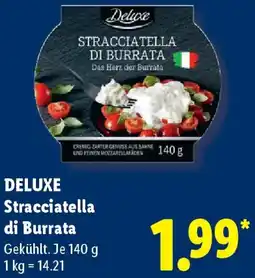 Lidl DELUXE Stracciatella di Burrata Angebot