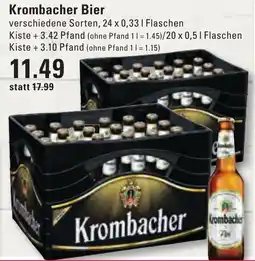 Meyer's Frischemarkt Krombacher Bier Angebot