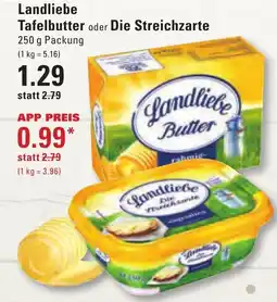 Meyer's Frischemarkt Landliebe Tafelbutter oder Die Streichzarte Angebot