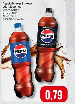 Ihr Frischmarkt Pepsi, Schwip Schwap oder Seven up Angebot
