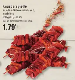 Meyer's Frischemarkt Knusperspieße aus dem Schweinenacken, mariniert Angebot