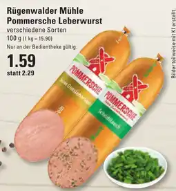 Meyer's Frischemarkt Rügenwalder Mühle Pommersche Leberwurst Angebot