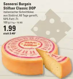 Meyer's Frischemarkt Sennerei Burgeis Stilfser Classic DOP Angebot