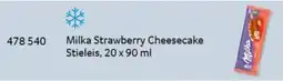 Selgros Milka Strawberry Cheesecake Stieleis Angebot