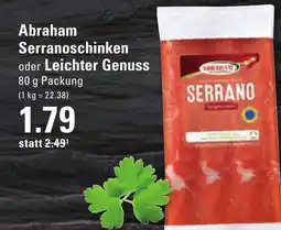 Meyer's Frischemarkt Abraham Serranoschinken Angebot