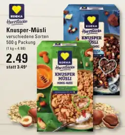 Meyer's Frischemarkt EDEKA Herzstücke Knusper-Müsli Angebot