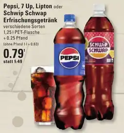 Meyer's Frischemarkt Pepsi, 7 Up, Lipton oder Schwip Schwap Erfrischungsgetränk Angebot