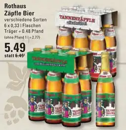 Meyer's Frischemarkt Rothaus Zäpfle Bier Angebot