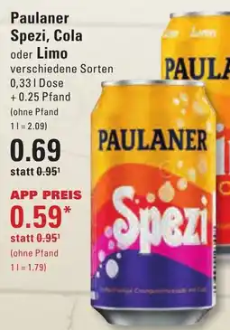 Meyer's Frischemarkt Paulaner Spezi Angebot