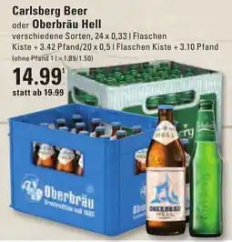 Meyer's Frischemarkt Carlsberg Beer oder Oberbräu Hell Angebot