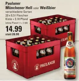 Meyer's Frischemarkt Paulaner Münchener Hell oder Weißbier Angebot
