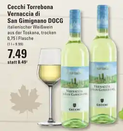 Meyer's Frischemarkt Cecchi Torrebona Vernaccia di San Gimignano DOCG Angebot