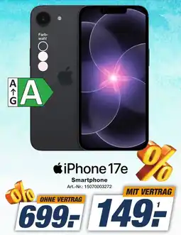 Expert Technomarkt iPhone 17e Smartphone Angebot