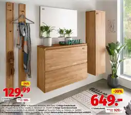 Segmüller Garderobenprogramm „Siena“ in Massivholz Wildeiche, ohne Deko Angebot