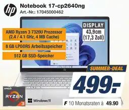 Expert Technomarkt Notebook 17-cp2640ng Angebot