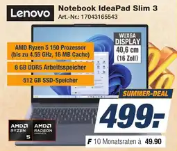 Expert Technomarkt Lenovo Notebook IdeaPad Slim 3 Angebot