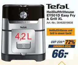 Expert Technomarkt Tefal Heißluftfritteuse EY501D Easy Fry & Grill XL Angebot