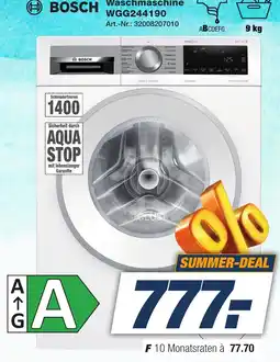 Expert Technomarkt BOSCH Waschmaschine WGG244190 Angebot