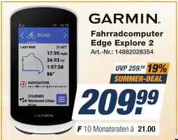 Expert Technomarkt GARMIN Fahrradcomputer Edge Explore 2 Angebot
