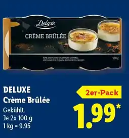 Lidl DELUXE Crème Brûlée Angebot