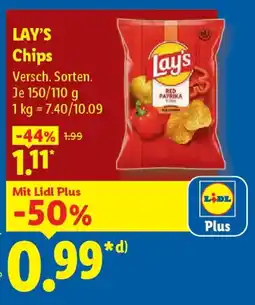 Lidl LAY'S Chips Angebot