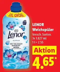 Lidl LENOR Weichspüler Angebot