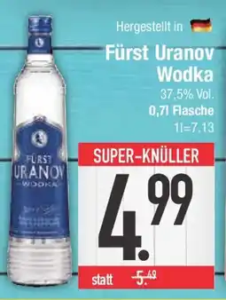 E-Center Fürst Uranov Wodka Angebot