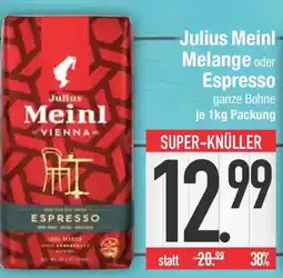 E-Center Julius Meinl Melange oder Espresso Angebot