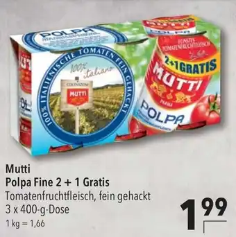 CITTI Markt Mutti Polpa Fine 2 + 1 Gratis Angebot