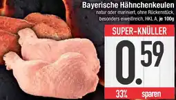 E-Center Bayerische Hähnchenkeulen Angebot