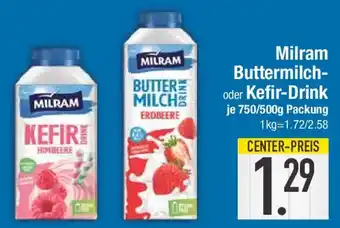 E-Center Milram Buttermilch- oder Kefir-Drink Angebot