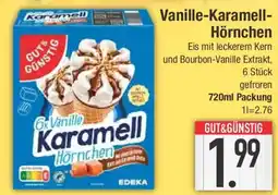 E-Center GUT&GÜNSTIG Vanille-Karamell- Hörnchen Angebot
