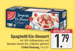 E-Center GUT&GÜNSTIG Spaghetti Eis-Dessert Angebot