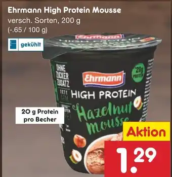 Netto Marken-Discount Ehrmann High Protein Mousse 200 g Angebot