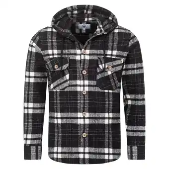 Netto Marken-Discount Rock Creek Hemd Kariertes Hemd mit Kapuze Angebot