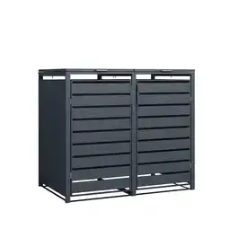 Netto Marken-Discount Westmann Metall Mülltonnenbox Kubus - versch. Ausführungen Angebot