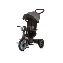 Netto Marken-Discount Chipolino Dreirad, Tricycle Derby 2 in 1 Musik, Licht, Korb, Schiebegriff, Gurt grau Angebot